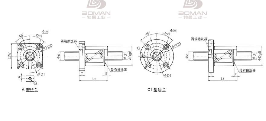 KURODA GR2505BS-AALR 黑田精工滚珠丝杠