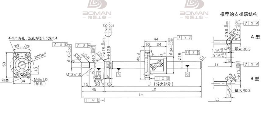 KURODA GP1505DS-BALR-0600B-C3F 黑田精工的滚珠丝杆怎么样