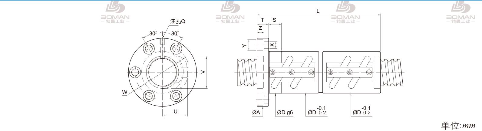 PMI FDVC-5510-7.5 PMI TBI研磨级滚珠丝杆